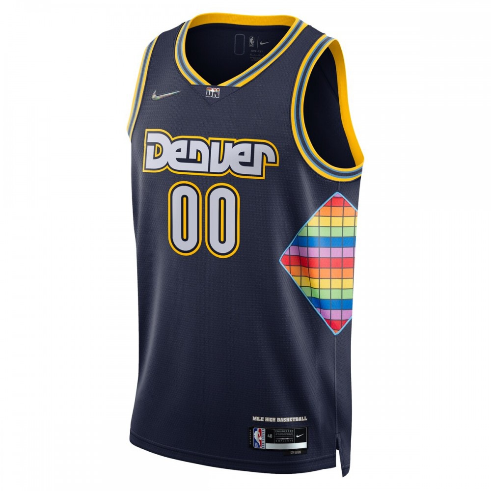 Denver Nuggets 2021/22 Swingman Custom Jersey - City Edition - Navy-Pro Kit Vault | Brand New 26/27 Sports Jerseys